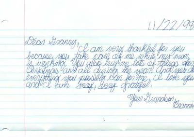 Letter from Brannon (1998)